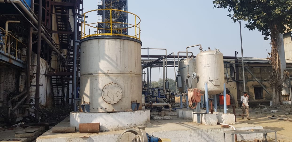 Sugar mill distillery plant closed due to technical fault