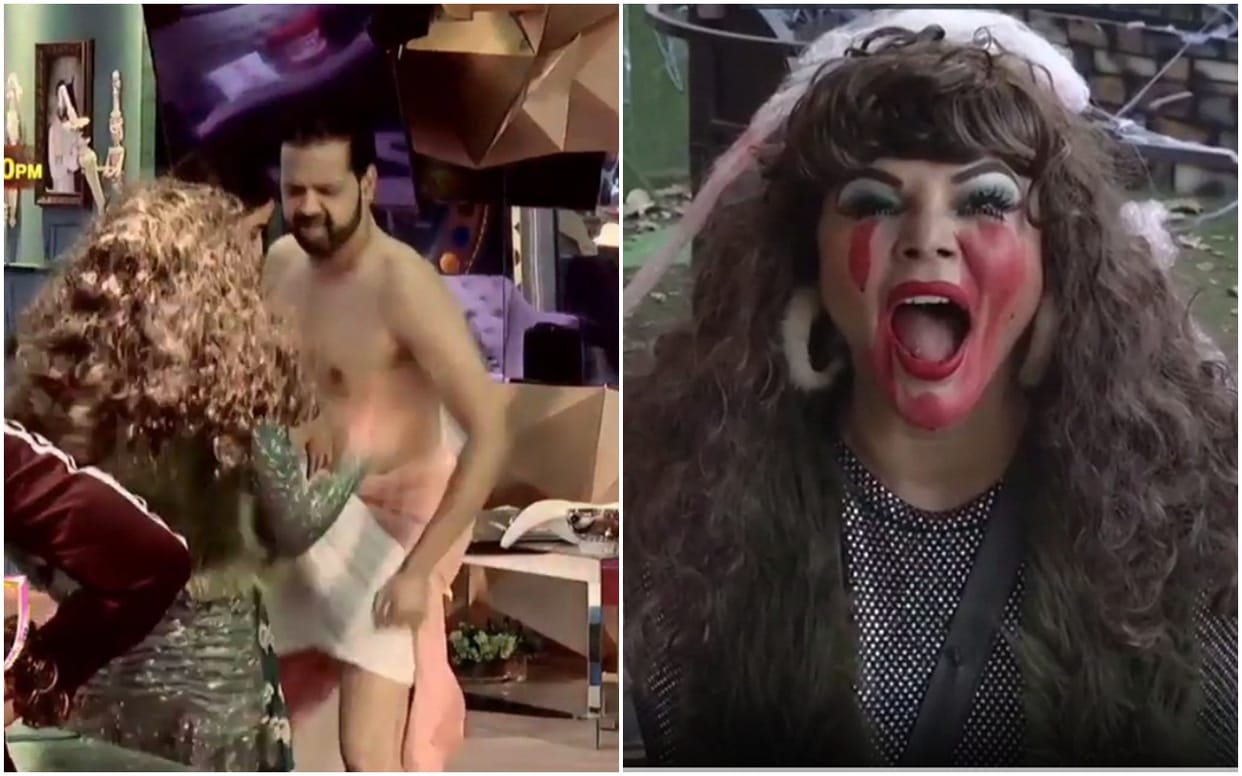 Bigg Boss 14  Rakhi Sawant rip Rahul Mahajan dhoti in the captaincy task Contestent protest strongly