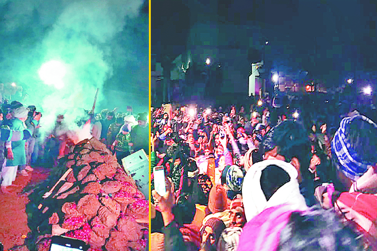 Salute to the martyrdom: Josh High seen at funeral of martyr Anil Tomar in heavy cold