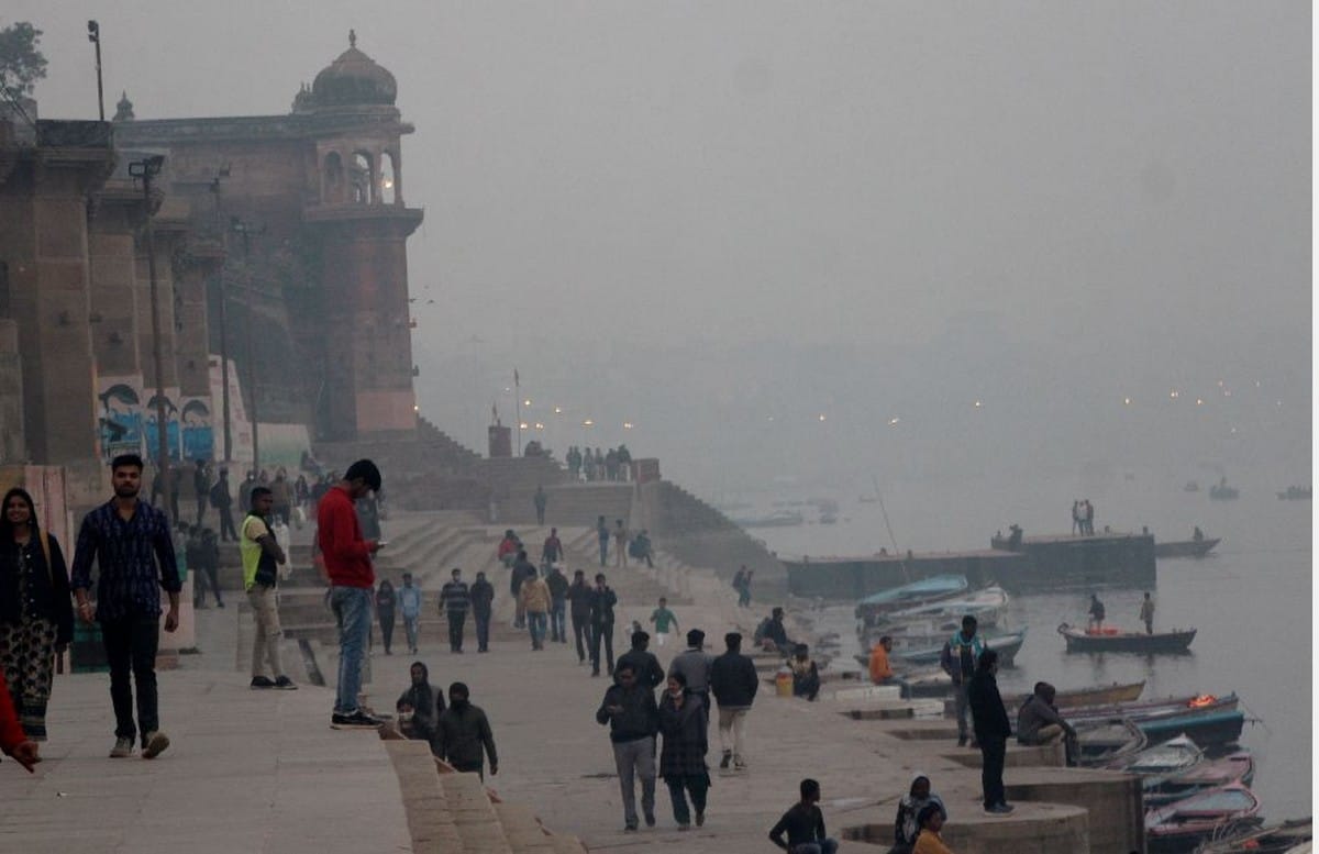 Up varanasi weather : 1.4 degree minimum temperature two days no relief winds increase cold melting