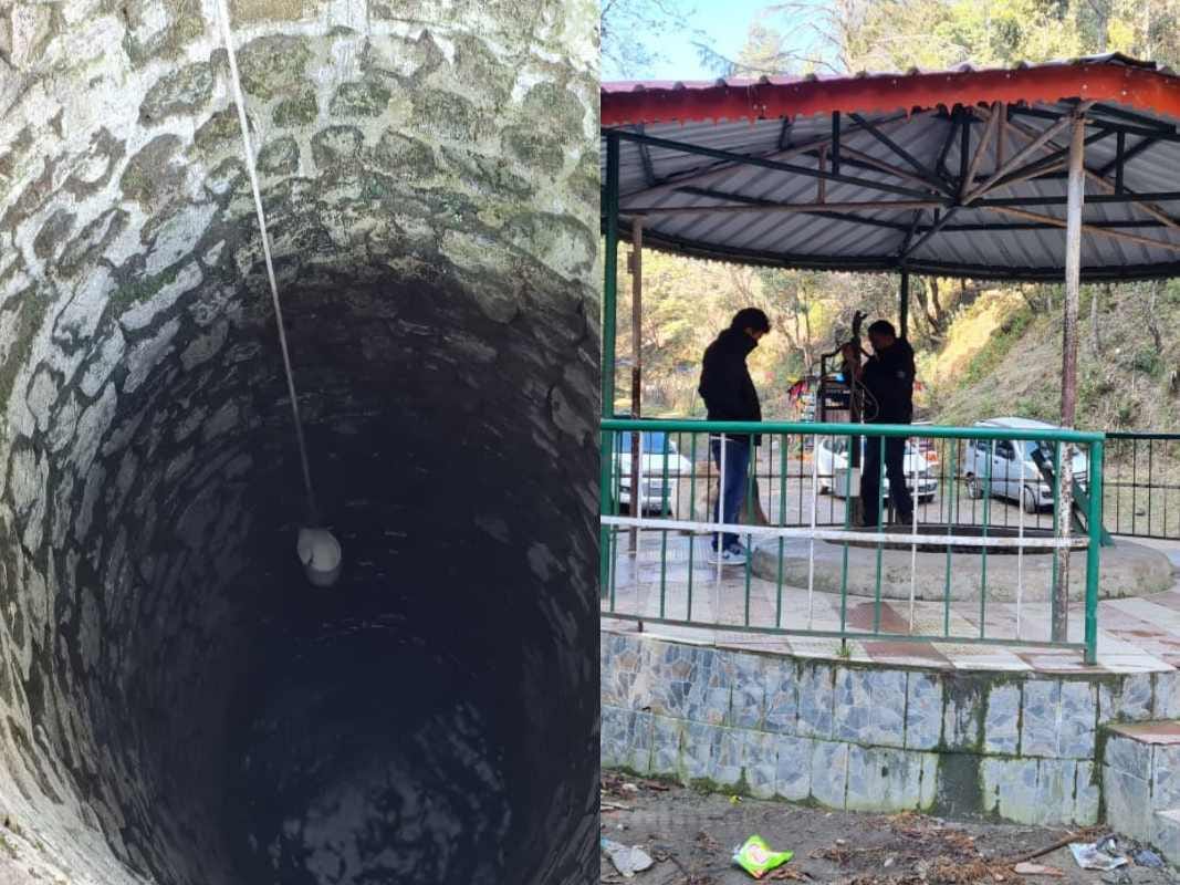 uttarakhand news : well in 7000 ft height is 191 year old and also unique in mussoorie