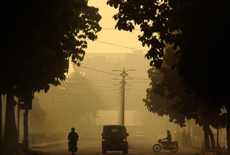 Severe Cold and fog in Chandigarh  