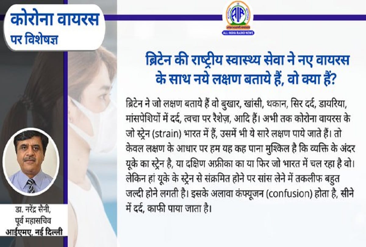 Coronavirus new strain symptoms in hindi covid 19 variant britain coronavirus question answer
