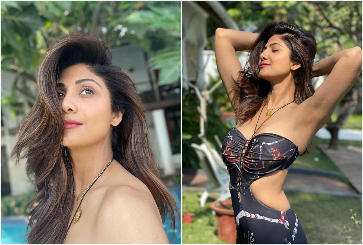 shilpa shetty flaunts slim figure in mustard yellow one shoulder gown in dance reality show