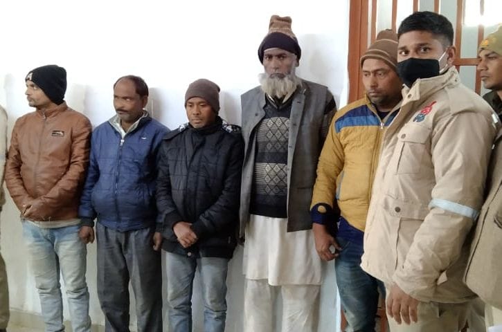 Five arrested for taking beef from bikes, beef recovered