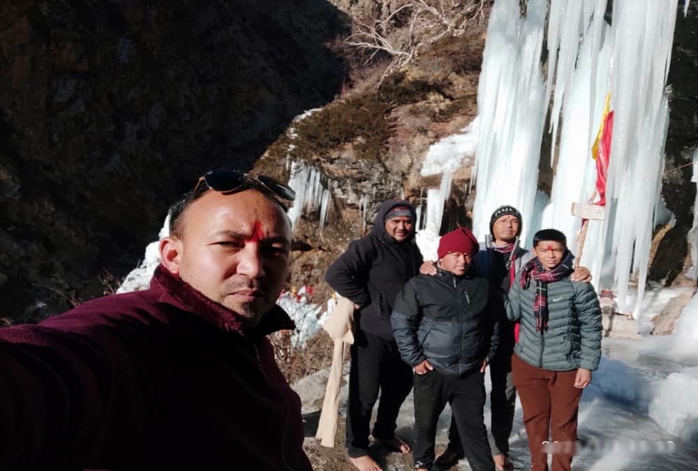 New Year 2021: Snow Shivling of Baba barfani in niti valley Near China border first photo of this year