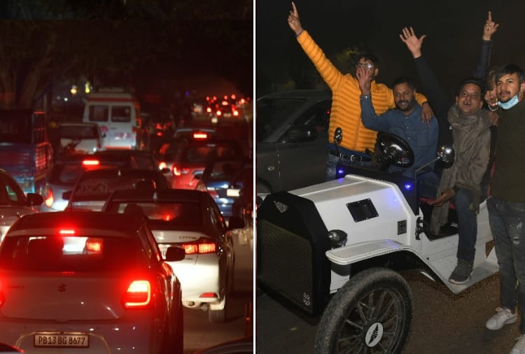 New Year 2021: People have not celebrated new year at Public Places in Chandigarh