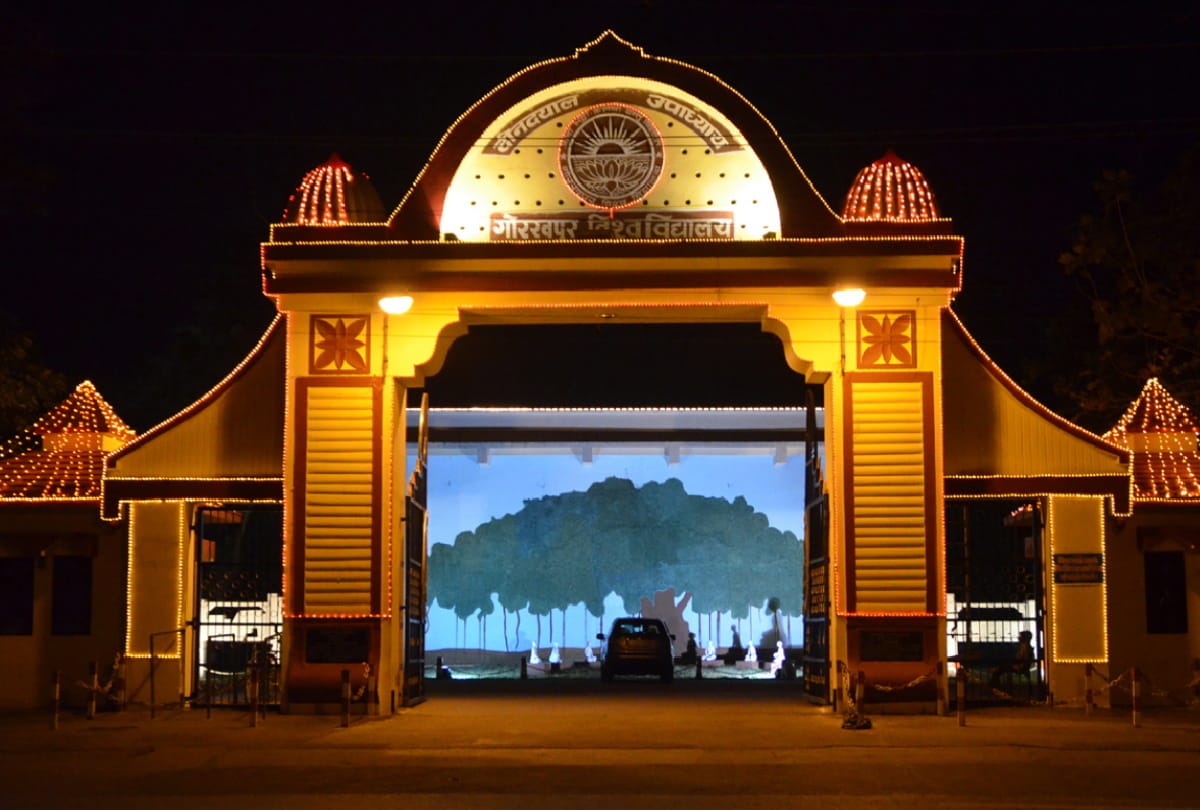 Gorakhpur University 427 left BA LLB entrance exam