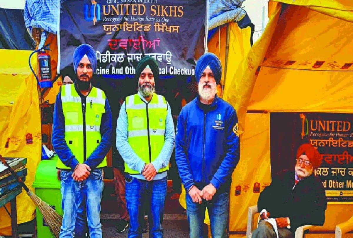 protesting farmers get all the goods they need, United Sikh organization opened Kisan Mall on the border
