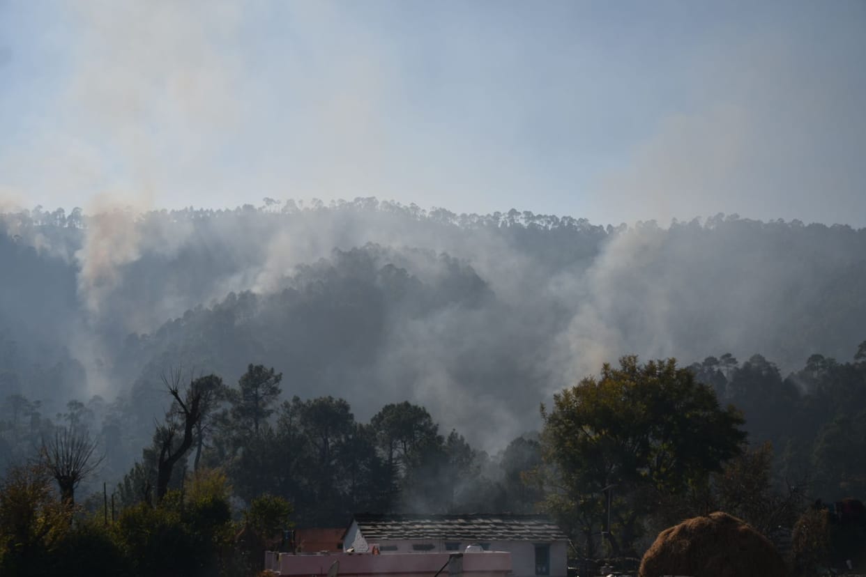 Forest Fire in Someshwar