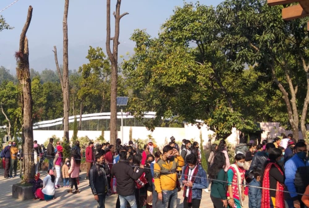 New Year 2021: Record Tourist Crowd in Dehradun Zoo photos