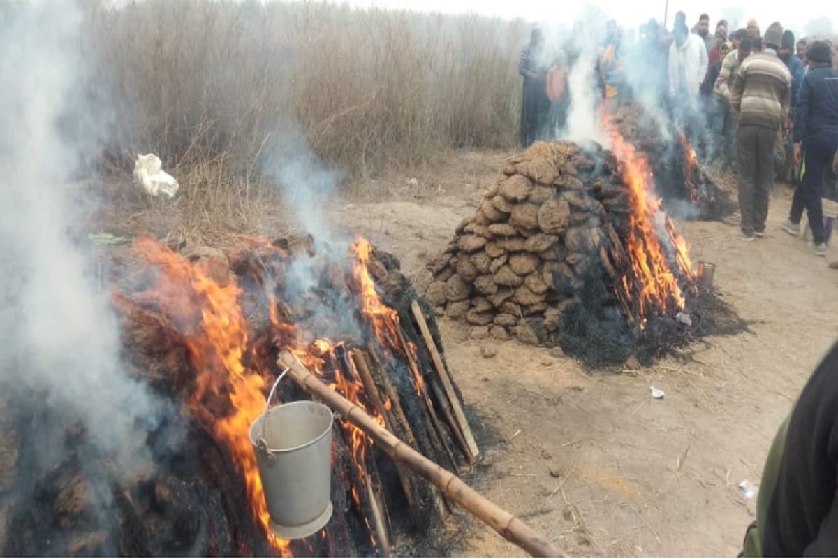 UP Accident News: Three friends were cremated in Atrara village of Meerut City