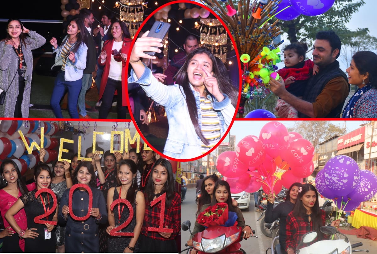 Happy New year 2021 celebration in gorakhpur latest photos