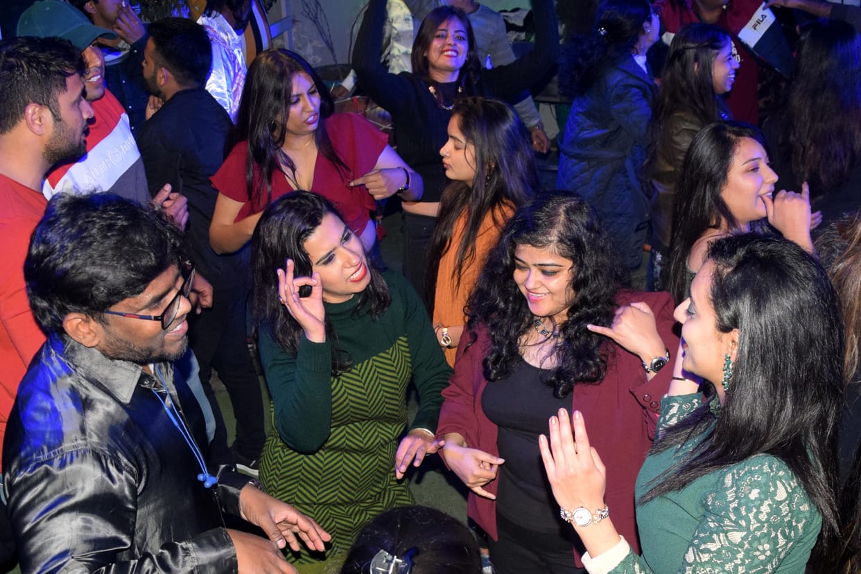 Residents immersed in new year celebration