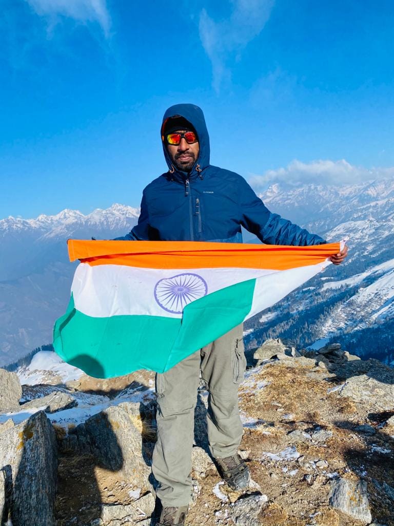 Mountaineer Rihan did Kedar thorn peak