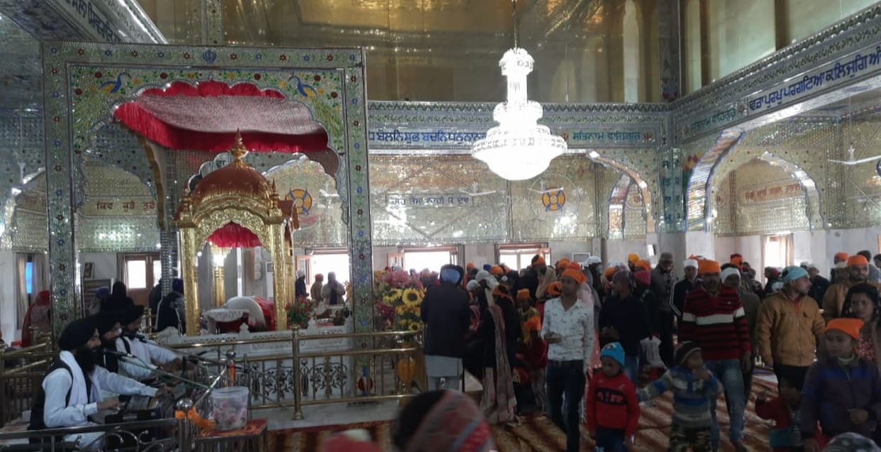 New Year's Day begins with Ardas at Gurdwara