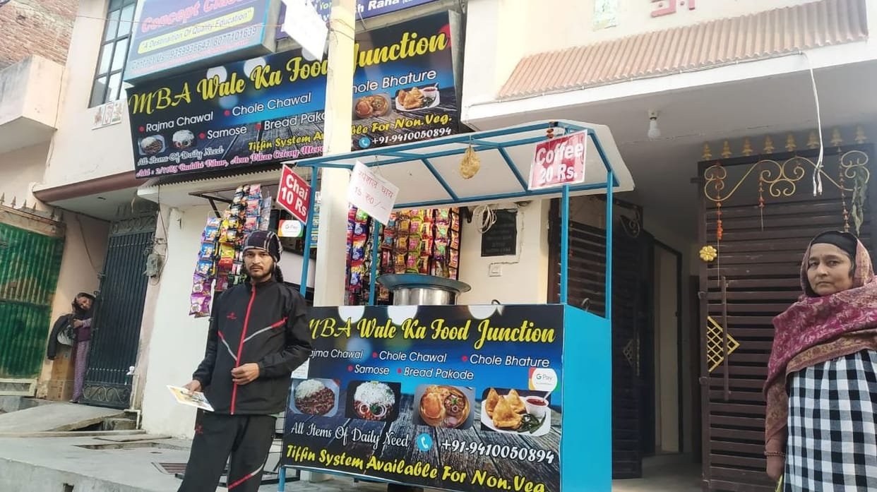 MBA degree holder start tea cafe in moradabad