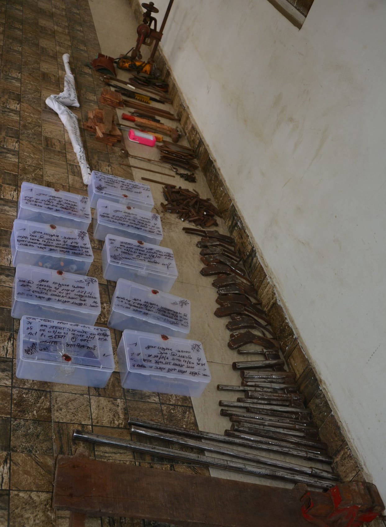 Tamancha factory caught in Jaula, three arrested
