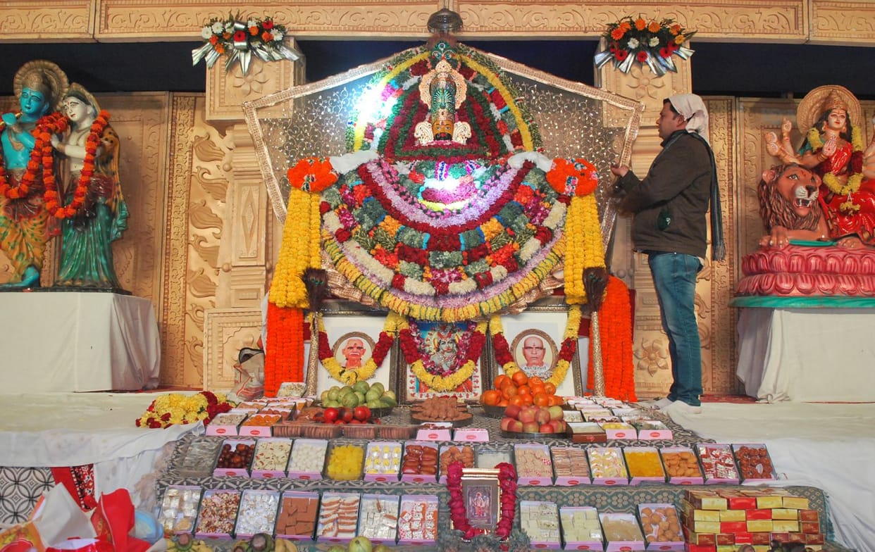 Shyam Baba and Mother Bhagwati's praises on new year