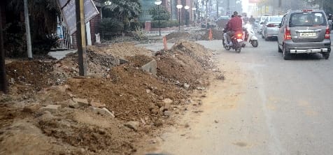 Now one way from Sanjaynagar turn to Shyamganj