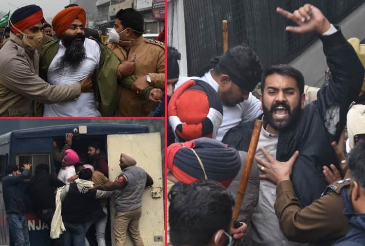 Punjab : protest rally by BJP in Ludhiana