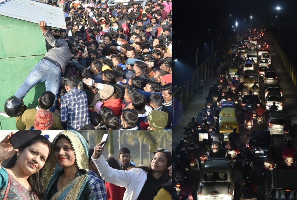 People visit zoo and janeshwar mishra park in Lucknow.