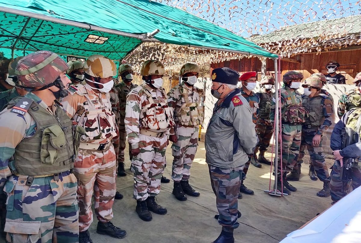 cds general bipin rawat visited army and itbp personnel deployed in arunachal pradesh