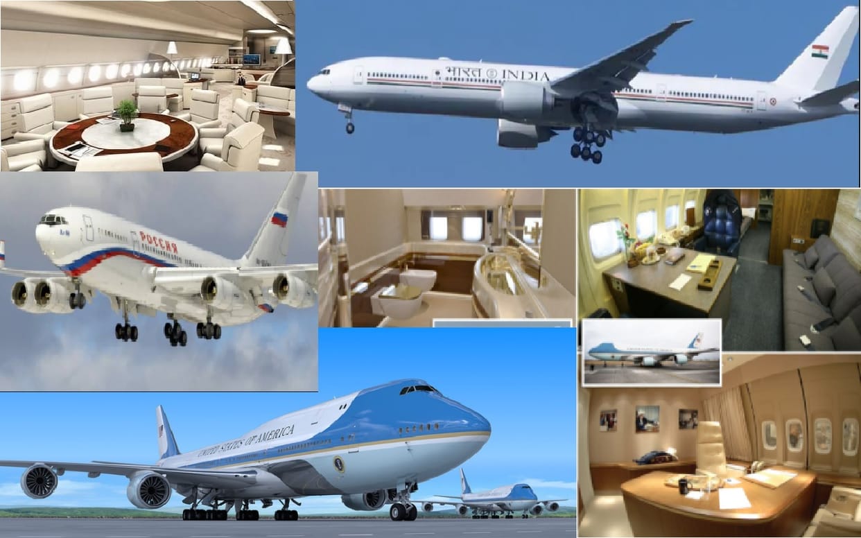 Everything we know about the planes of the worlds top leaders, from Trump to Merkel to Narendra Modi