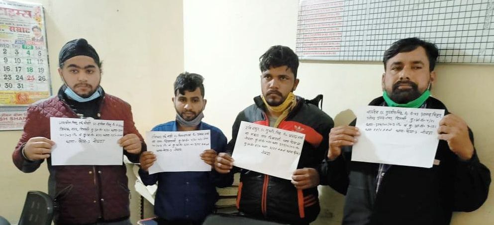 Four miscreants arrested for stealing commercial vehicles