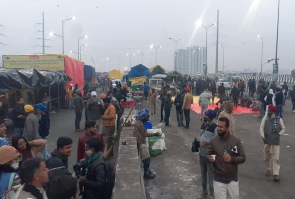 kisan andolan Latest News: Uttarakhand Farmer Protest on Delhi Border in Bitter cold weather photos