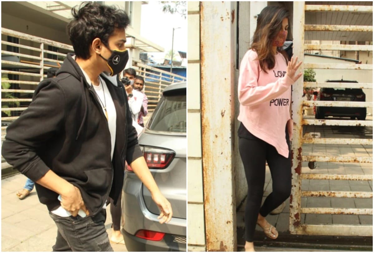 Rhea Chakraborty Spotted Outside the Gym With Brother Showik Video Goes Viral