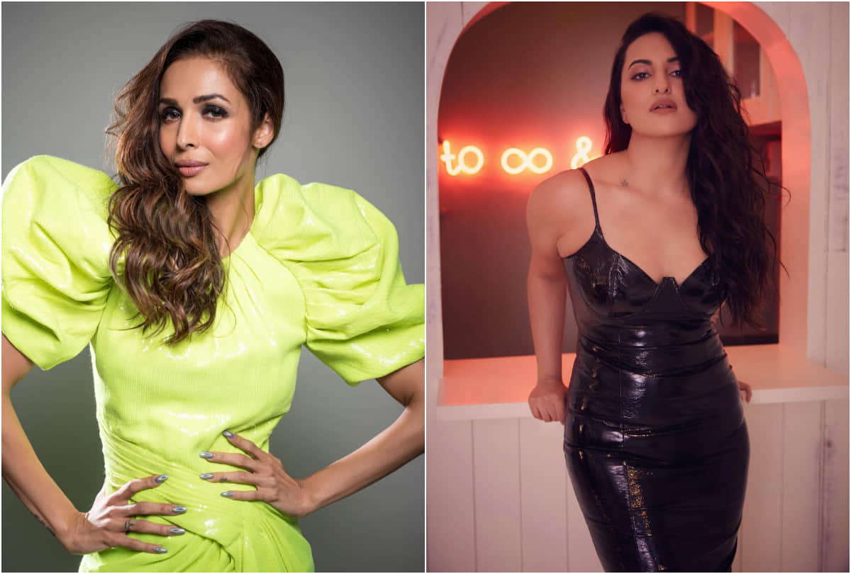 sonakshi sinha wore white ruffle thigh high slit gown like malaika arora got trolled