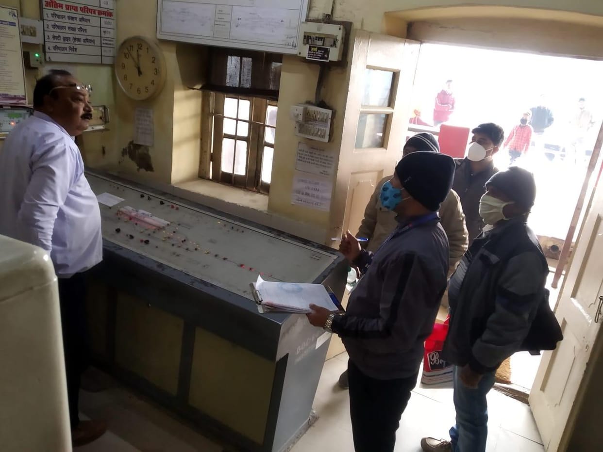 Train arrives on time, commotion if touched
