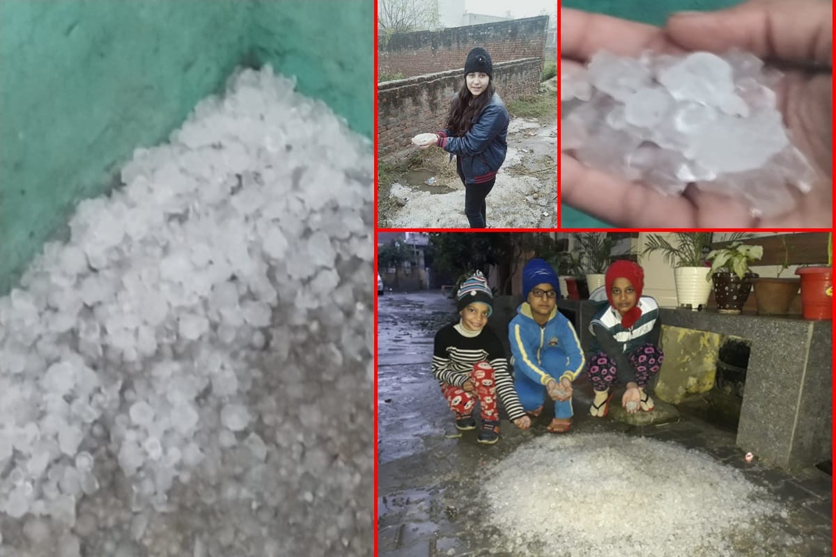 Weather update western up news today: Rain increase cold in western UP, hailstorm in many districts