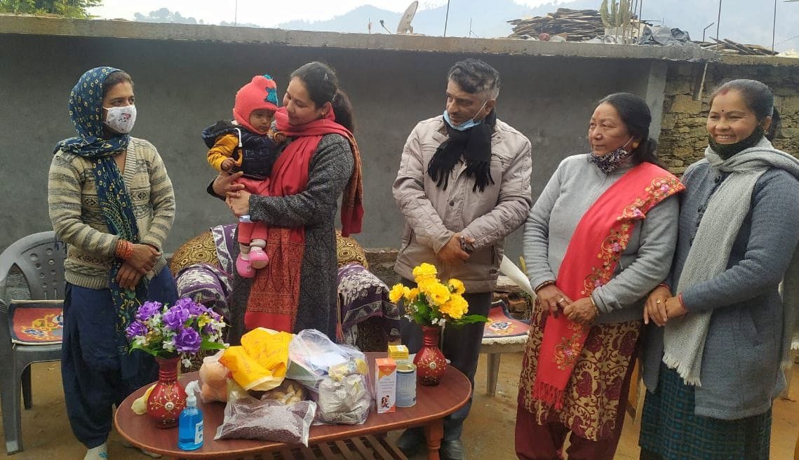 District Panchayat President adopts unsupervised child