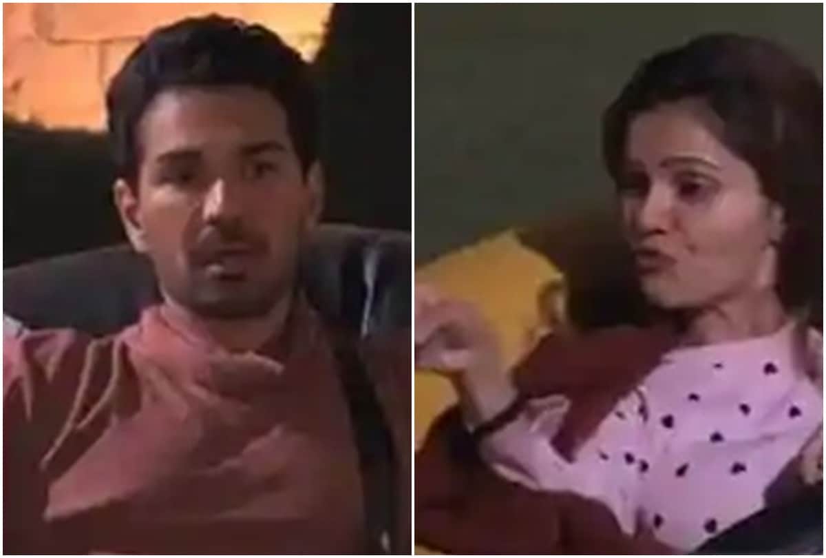 Bigg Boss 14 Rakhi Sawant pulls drawstring of Abhinav Shukla pajamas Rubina Dilaik warns her