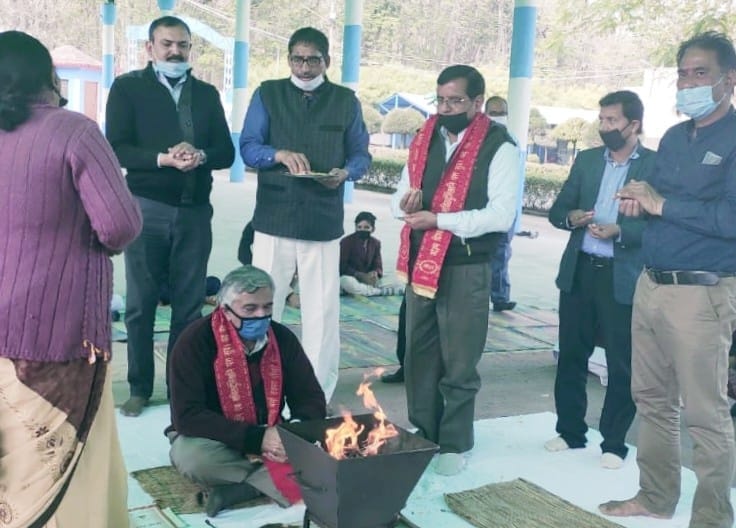 New Year Havan Program at DAV School Rihandnagar