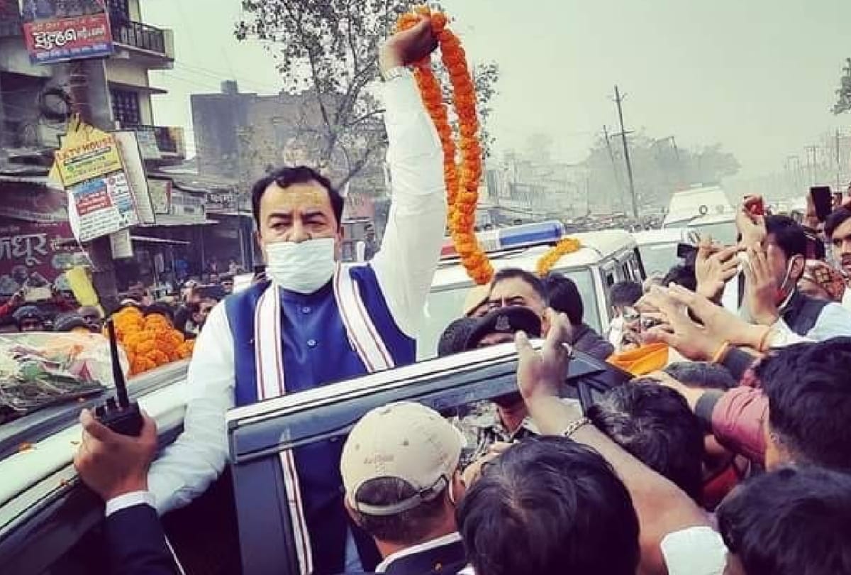 Deputy cm keshav prasad maurya visit deoria