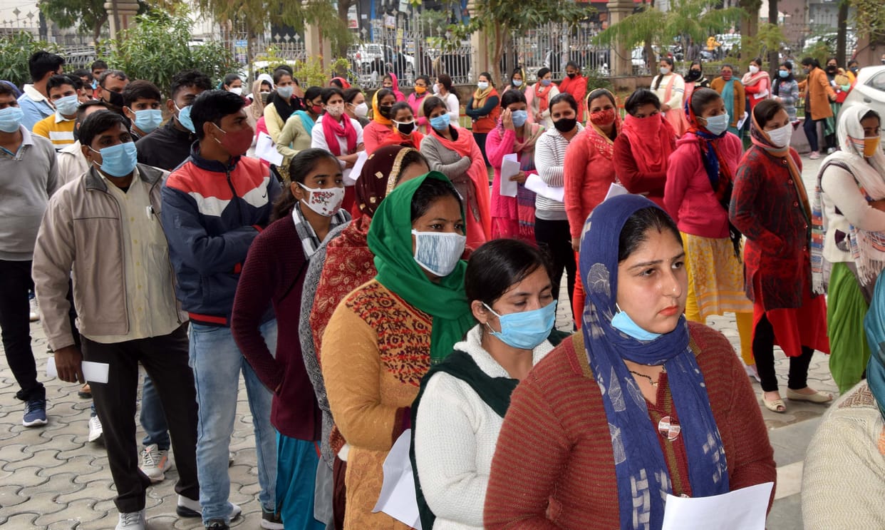 HTET: 8997 candidates appeared in two sessions at 23 centers in the district, 741 were absent