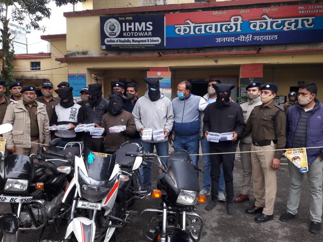 Kotdwar Robbery case: five accused arrested two run away