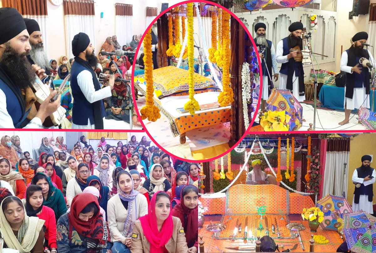 Prakash Parv of Guru Govind Singh celebrated with faith in maharajganj