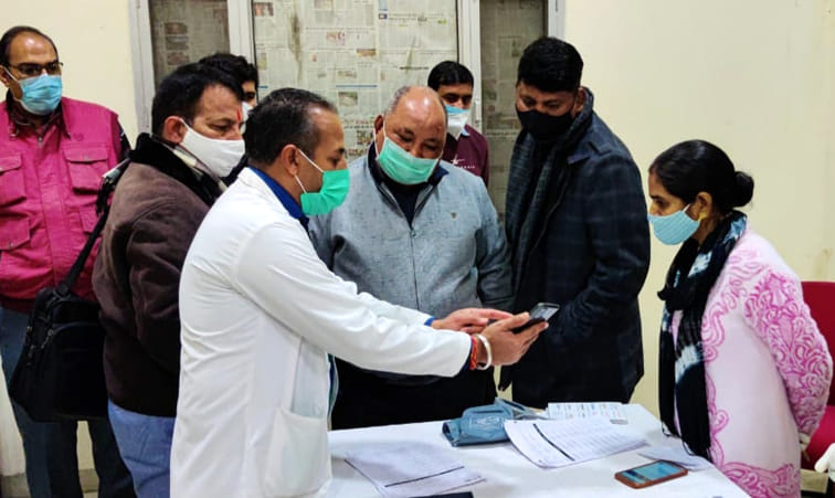 Corona vaccination rehearsal on 175 people in the district