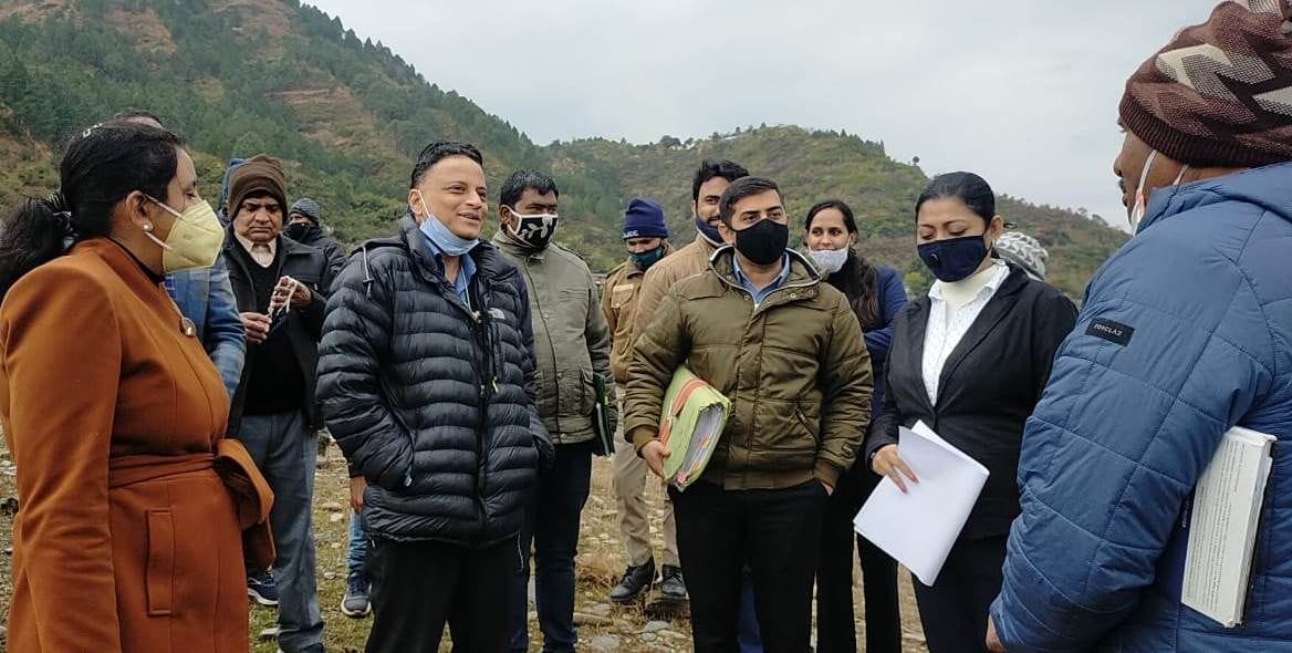 Tourism Secretary Dilip inspected the lake in tehri