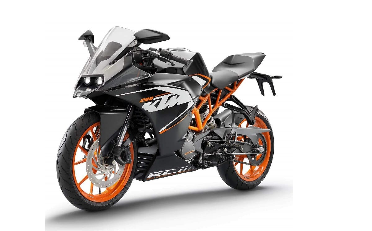 miscreant ran away with the KTM bike from the shop after doing a test drive in delhi
