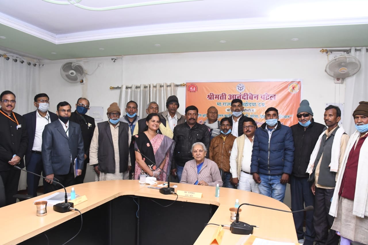 Governor Anandi Ben Patel in Chandauli said India will be empowered only then women will be empowered