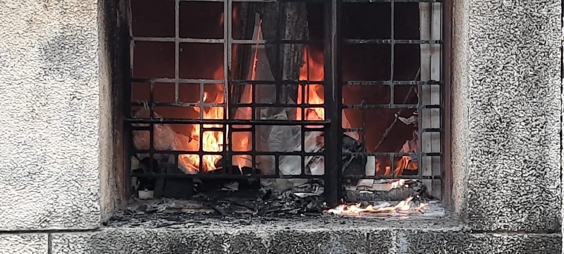 Fire broke out in collectorate auditorium due to short circuit