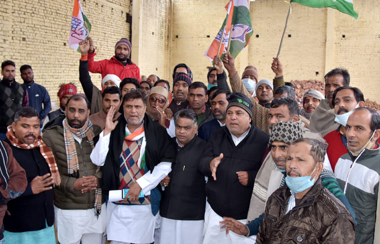 Procession was taken out against Electricity Corporation
