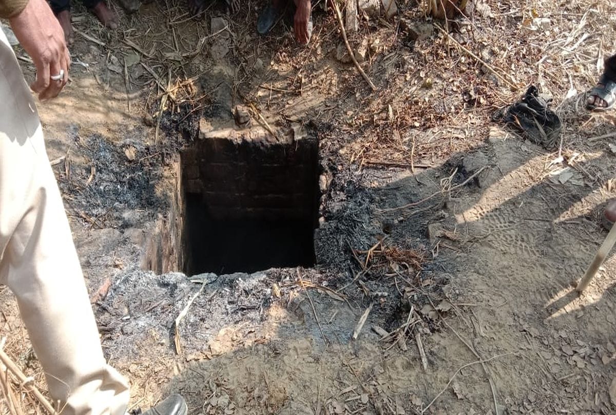 woman body burnt after murder in mainpuri