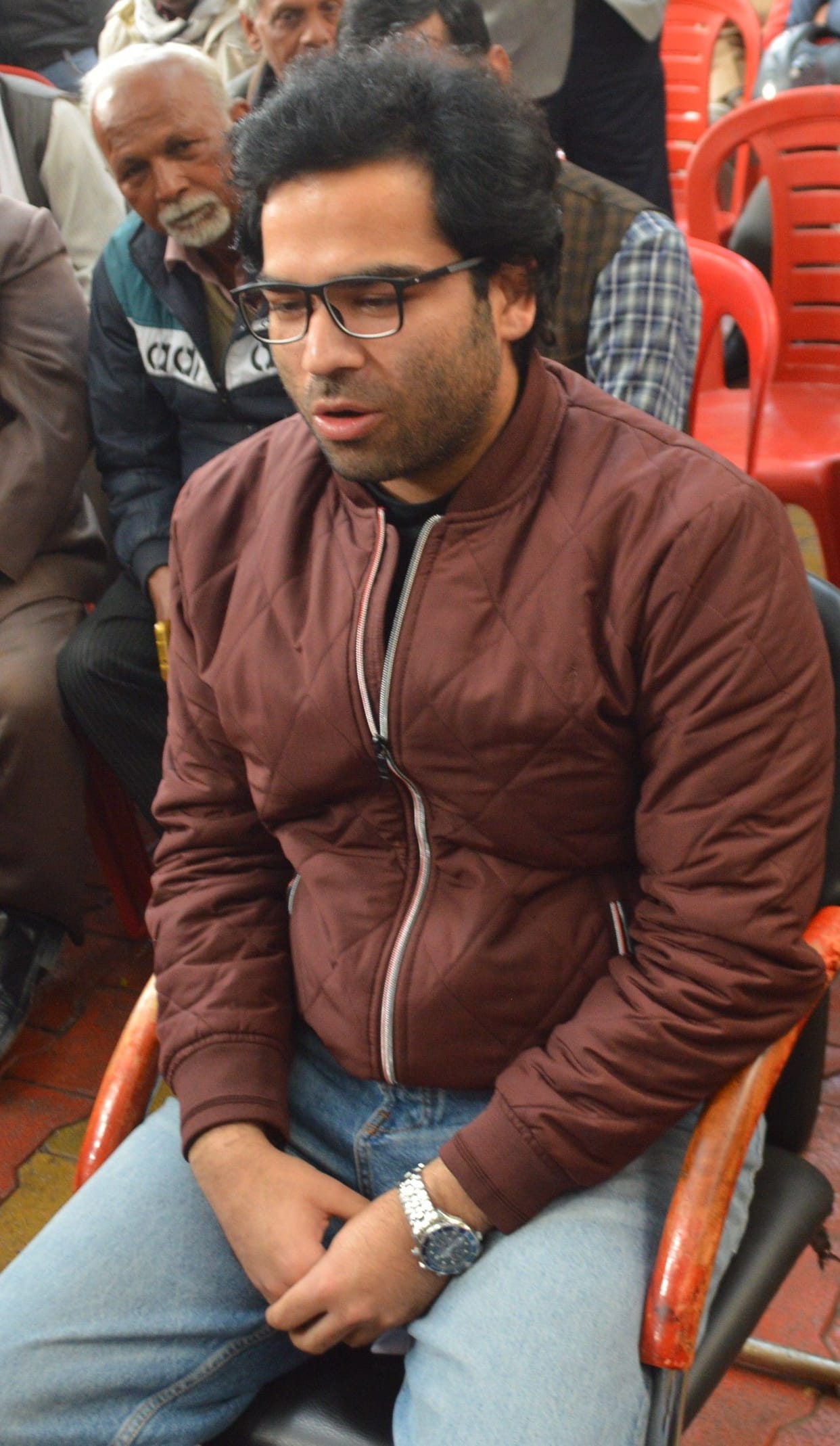 whole political drama has planned to inturupt my son say ramveer upadhyay