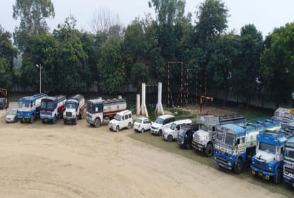 पकड़े गए चोरी के वाहन